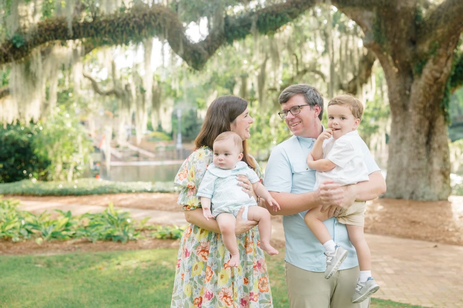 The Amons family at The Grand Hotel in Point Clear, Alabama